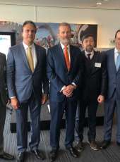 Governador Camilo Santana apresenta o Ceará para empresários europeus